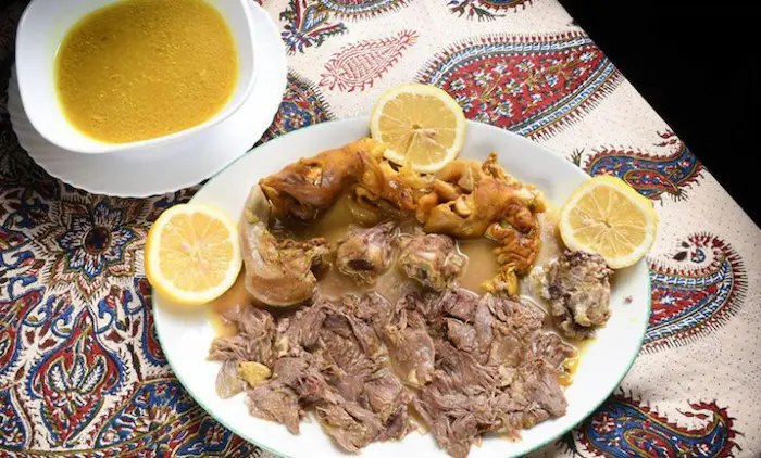 سیرابی مخصوص طباخی هفت تیر مشهد همراه با لیمو تازه 4641634136