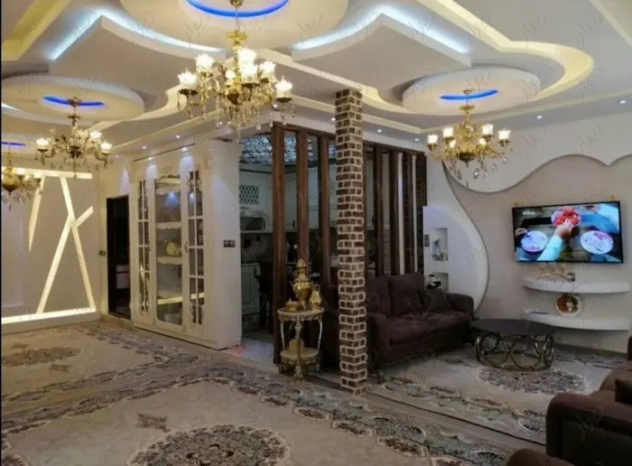 سقف کاذب نورانی اتاق پذیرایی خرید ویلا در تربت حیدریه 4668464488