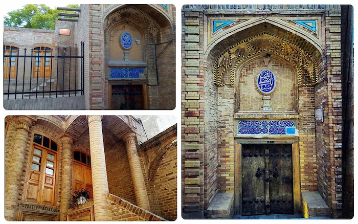 سه عکس از نمای ورودی و داخل خانه توکلی در مشهد 418548348