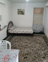 اتاق خواب با تخت یک نفره خانه ویلایی در گناباد 46854